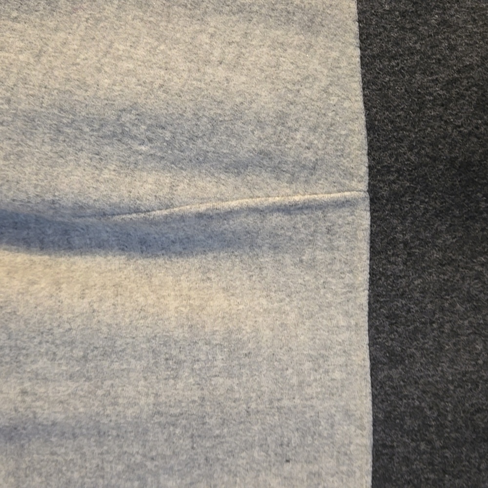 Talbots Gray Color Block Wool Blend Sheath Crew N… - image 2